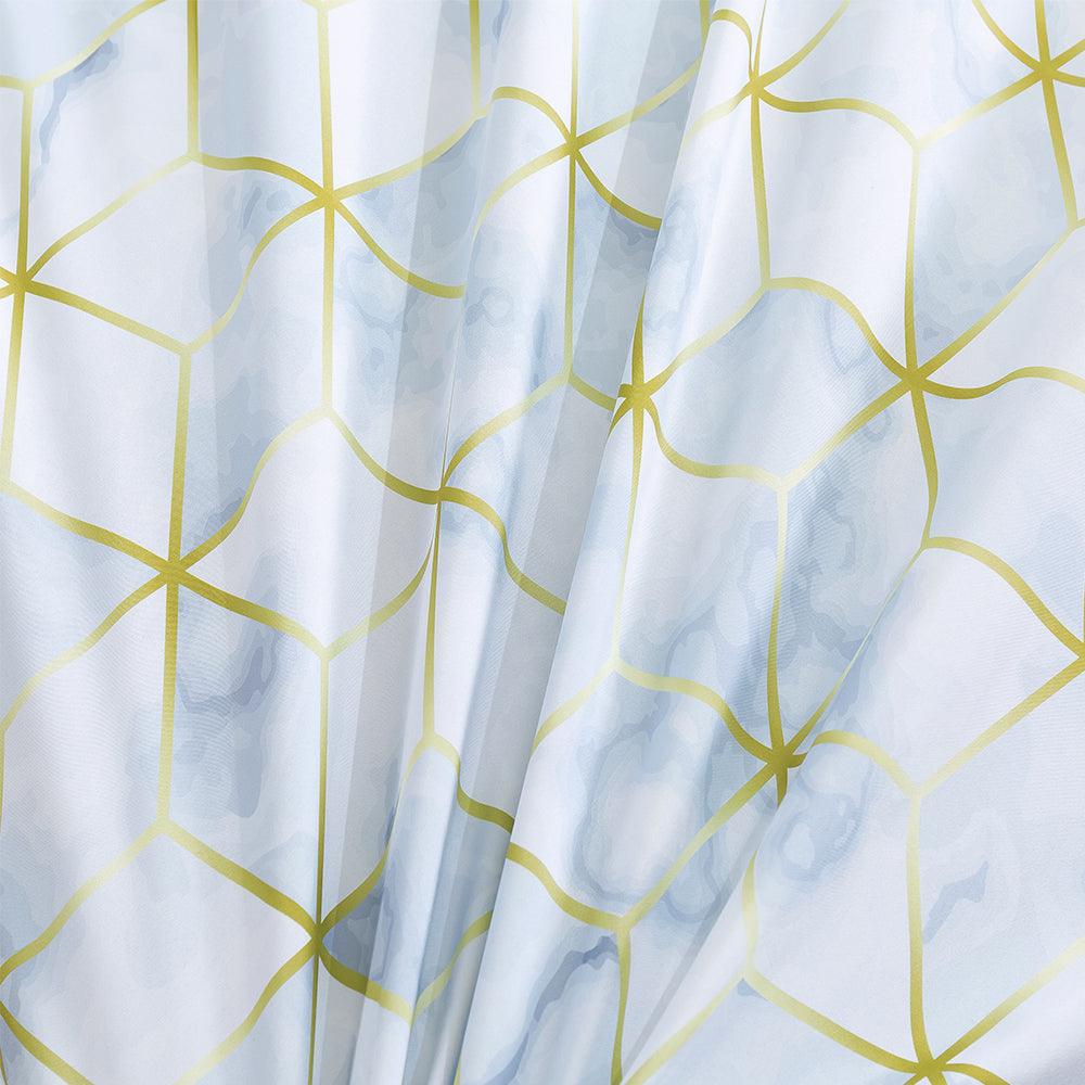 3D Abstract Golden Geometric Pattern Quilt Cover Set Bedding Set Duvet Cover Pillowcases 450- Jess Art Decoration