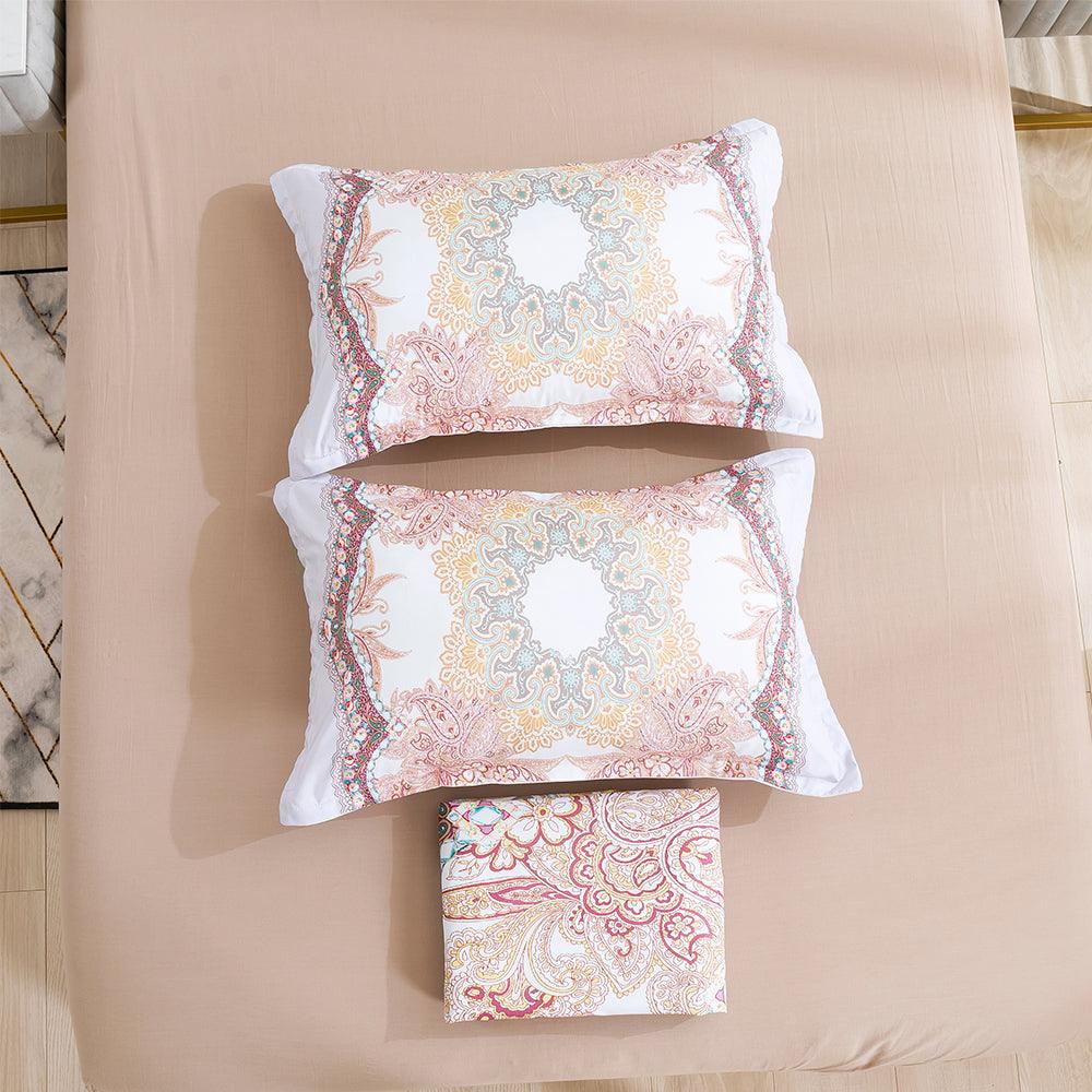3D Abstract Color Floral Quilt Cover Set Bedding Set Duvet Cover Pillowcases 451- Jess Art Decoration