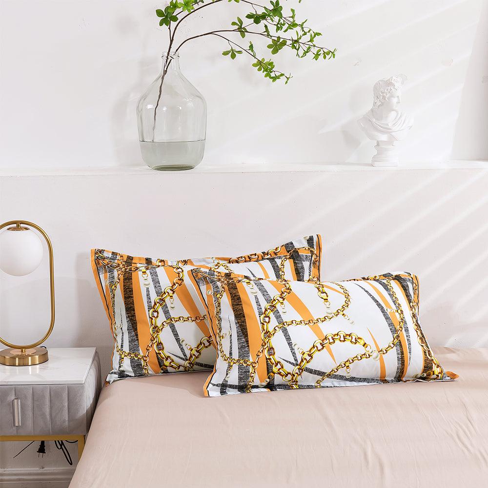 3D Abstract Colorful Geometric Golden Lines Quilt Cover Set Bedding Set Duvet Cover Pillowcases 456- Jess Art Decoration