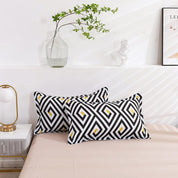 3D Abstract Geometry Black Quilt Cover Set Bedding Set Duvet Cover Pillowcases 458- Jess Art Decoration