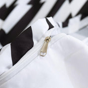 3D Abstract Geometry Black Quilt Cover Set Bedding Set Duvet Cover Pillowcases 459- Jess Art Decoration