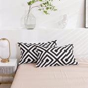 3D Abstract Geometry Black Quilt Cover Set Bedding Set Duvet Cover Pillowcases 459- Jess Art Decoration