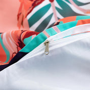 3D Abstract Colorful Geometric Flamingo Quilt Cover Set Bedding Set Duvet Cover Pillowcases 263- Jess Art Decoration