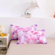 3D Watercolor Pink Floral Quilt Cover Set Bedding Set Duvet Cover Pillowcases 271- Jess Art Decoration