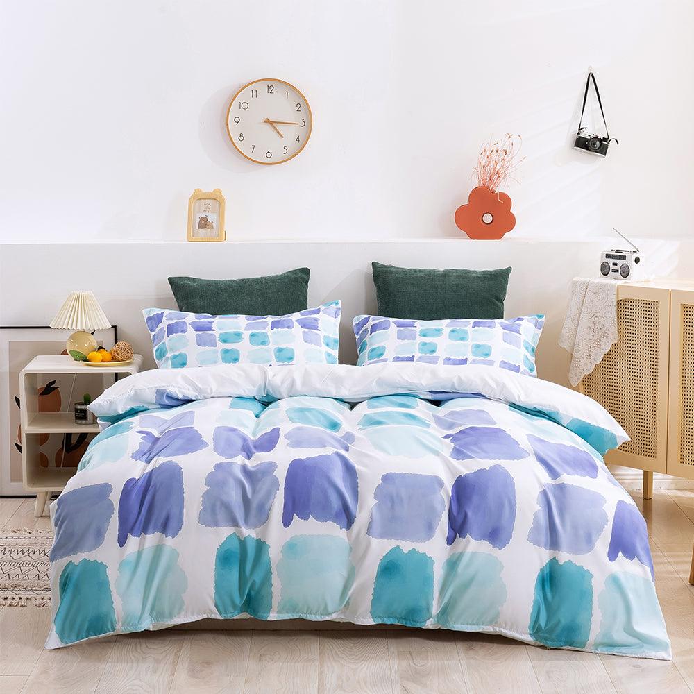 3D Watercolor Graffiti Quilt Cover Set Bedding Set Duvet Cover Pillowcases 272- Jess Art Decoration