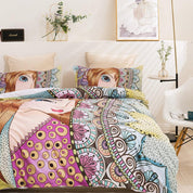 3D Beautiful Girl Quilt Cover Set Bedding Set Duvet Cover Pillowcases 324- Jess Art Decoration