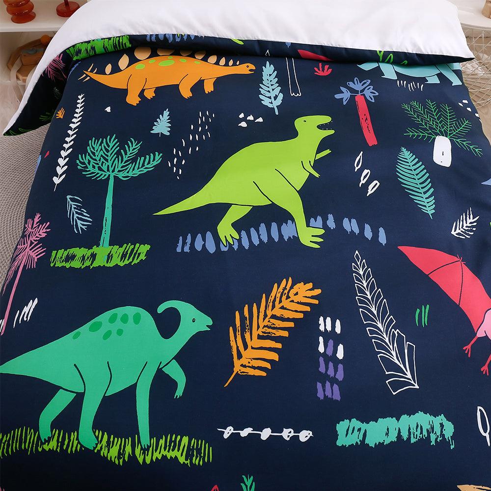 3D Cartoon Animal Dinosaur Quilt Cover Set Bedding Set Duvet Cover Pillowcases 193- Jess Art Decoration