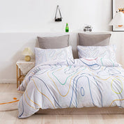 3D Abstract Color Geometry Quilt Cover Set Bedding Set Duvet Cover Pillowcases 278- Jess Art Decoration