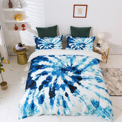 3D Blue Tie Dye Quilt Cover Set Bedding Set Duvet Cover Pillowcases 43- Jess Art Decoration