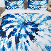 3D Blue Tie Dye Quilt Cover Set Bedding Set Duvet Cover Pillowcases 43- Jess Art Decoration