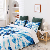 3D Blue Tie Dye Quilt Cover Set Bedding Set Duvet Cover Pillowcases 43- Jess Art Decoration