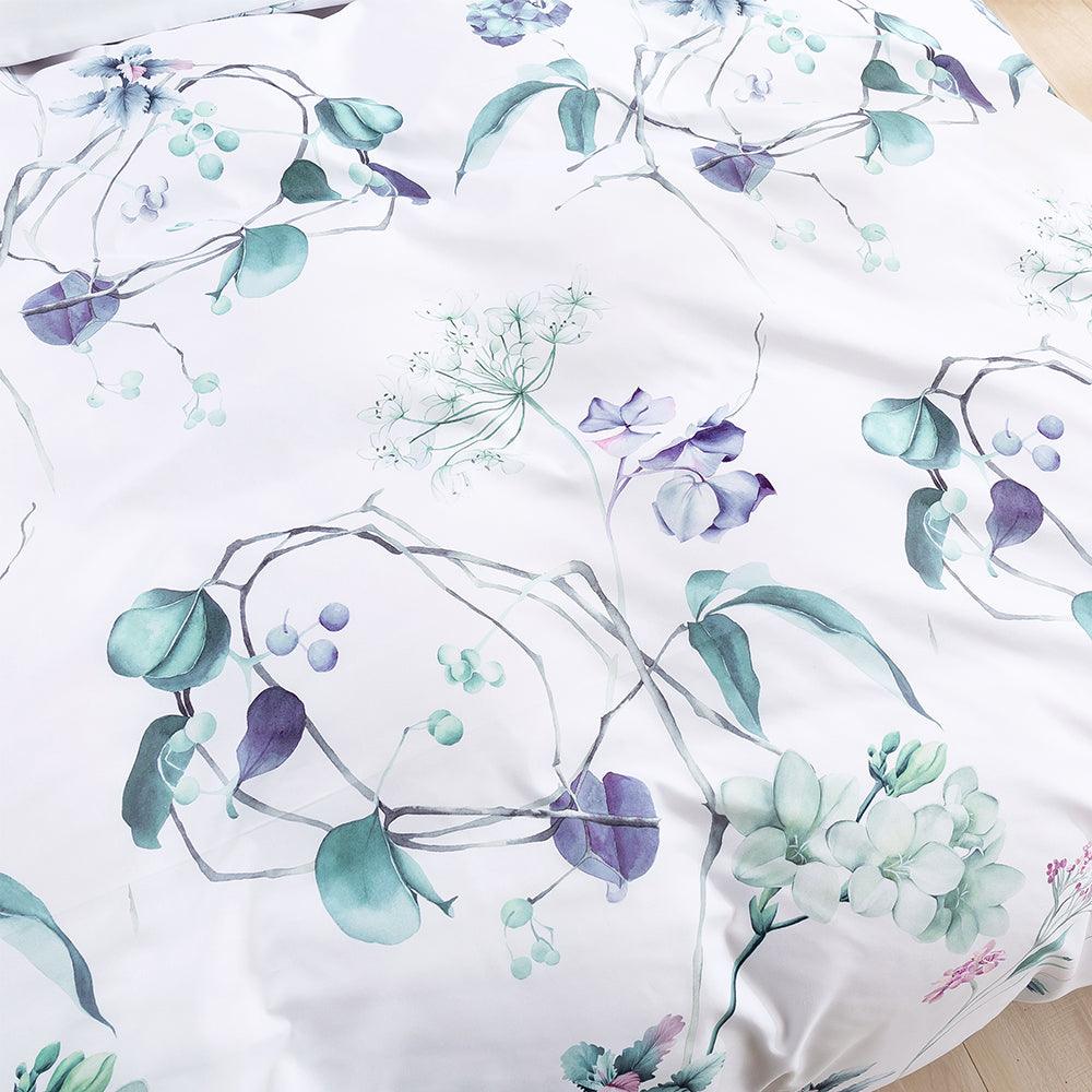 3D Watercolor Floral Leaves Quilt Cover Set Bedding Set Duvet Cover Pillowcases 286- Jess Art Decoration