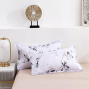 3D Watercolor Floral Leaves Quilt Cover Set Bedding Set Duvet Cover Pillowcases 287- Jess Art Decoration