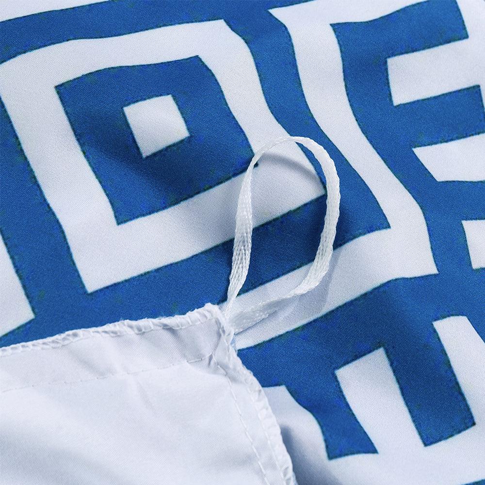 3D Abstract Blue Geometry Quilt Cover Set Bedding Set Duvet Cover Pillowcases 174- Jess Art Decoration