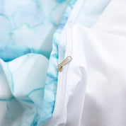 3D Watercolor Blue Marble Quilt Cover Set Bedding Set Duvet Cover Pillowcases 302- Jess Art Decoration