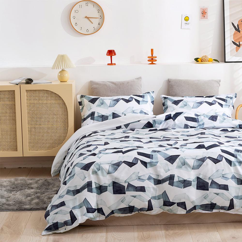 3D Abstract Geometric Pattern Quilt Cover Set Bedding Set Duvet Cover Pillowcases 301- Jess Art Decoration