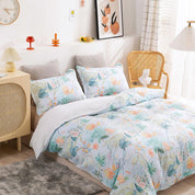 3D Watercolor Floral Pattern Quilt Cover Set Bedding Set Duvet Cover Pillowcases 294- Jess Art Decoration