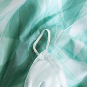 3D Abstract Green Geometry Quilt Cover Set Bedding Set Duvet Cover Pillowcases 311- Jess Art Decoration