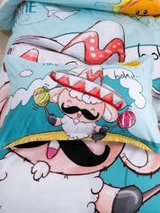 3D Cartoon Animal Sheep Quilt Cover Set Bedding Set Duvet Cover Pillowcases 348- Jess Art Decoration