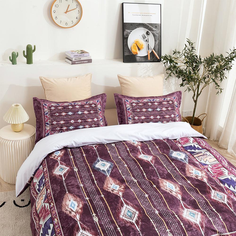 3D Vintage Traditional Pattern Quilt Cover Set Bedding Set Duvet Cover Pillowcases LXL- Jess Art Decoration