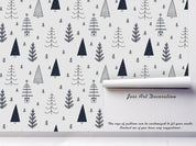3D White Cartoon Trees Wall Mural Wallpaper SF31- Jess Art Decoration