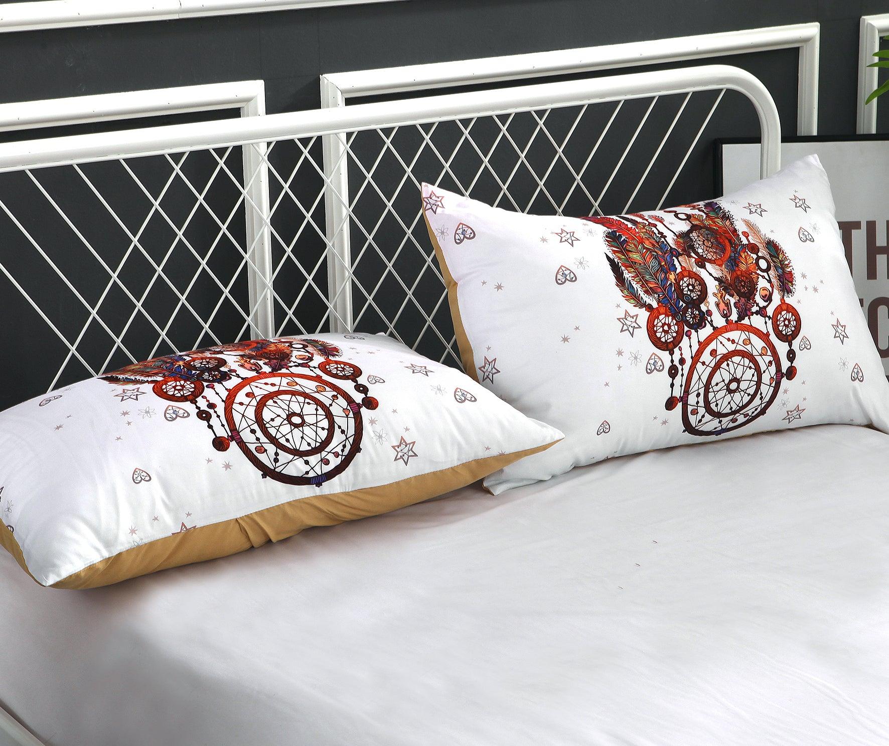 3D White Dream Catcher Quilt Cover Set Bedding Set Pillowcases 9- Jess Art Decoration