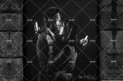 3D Dark Banksy Mural Lover Phone Hug Together Wall Mural Wallpaper ZY D128- Jess Art Decoration