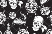3D Black Skull Wall Mural Wallpaper 52- Jess Art Decoration