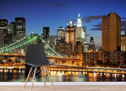 3D brooklyn bridge 136 wall murals- Jess Art Decoration