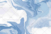 3D Abstract Blue Marble Texture Wall Mural Wallpaper LQH 223- Jess Art Decoration