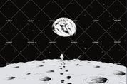 3D Cartoon Planet Astronaut Wall Mural Wallpaper WJ 3429- Jess Art Decoration