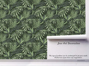 3D Hand Drawn Green Leaves Plant Pattern Wall Mural Wallpaper LXL 263- Jess Art Decoration