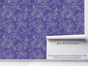 3D Purple Floral Pattern Wall Mural Wallpaper JN 1289- Jess Art Decoration