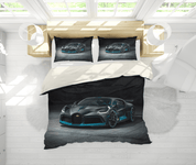 3D Bugatti Car Sport Quilt Cover Set Bedding Set Pillowcases 1- Jess Art Decoration