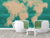 3DMap Golden Wood Texture Wall Mural Wallpaper LLL 1631- Jess Art Decoration