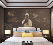 3D Lord Buddha Wall Mural Wallpaper 1533- Jess Art Decoration