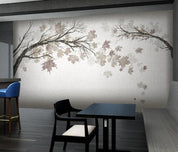 3D Maple Leaves Branch Wall Mural Wallpaper 1248- Jess Art Decoration