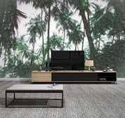 3D Tropical Coconut Tree Forest Wall Mural Wallpaper 1205- Jess Art Decoration