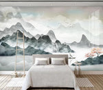 3D Mountains Wall Mural Wallpaper 1403- Jess Art Decoration