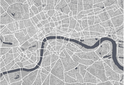 3D London Map Wall Mural Wallpaper 663- Jess Art Decoration