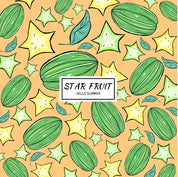 3D Hand Drawn Fruit Carambola Curtains and Drapes LQH 111- Jess Art Decoration