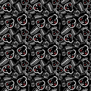 3D Abstract Artistic Black Pattern Curtains and Drapes LQH 139- Jess Art Decoration