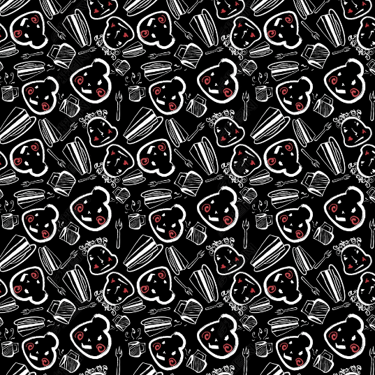 3D Abstract Artistic Black Pattern Curtains and Drapes LQH 139- Jess Art Decoration