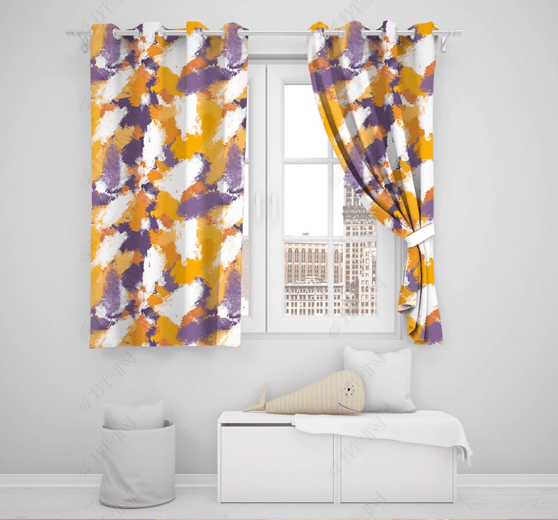3D Abstract Artistic Pattern Curtains and Drapes LQH 146- Jess Art Decoration