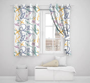 3D Abstract Geometric Line Curtains and Drapes LQH 212- Jess Art Decoration