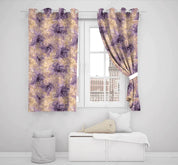 3D Abstract Art Purple Pattern Curtains and Drapes LQH 219- Jess Art Decoration