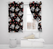 3D Hand Drawn Animal Tiger Curtains and Drapes LQH 232- Jess Art Decoration