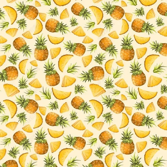 3D Hand Drawn Fruit Pineapple Curtains and Drapes LQH 252- Jess Art Decoration