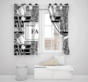 3D Hand Drawn Cactus Curtains and Drapes LQH 262- Jess Art Decoration