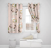 3D Hand Drawn Floral Curtains and Drapes LQH 303- Jess Art Decoration